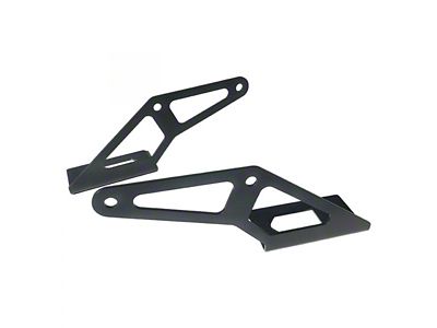 American Trail Products 40 to 42-Inch LED Light Bar Mounting Brackets; Textured Black (15-23 Jeep Renegade BU w/ Factory Roof Rails)