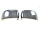 Mirror Covers without Turn Signal Openings; Chrome (15-23 Jeep Renegade BU)