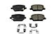 PowerStop Z17 Evolution Plus Clean Ride Ceramic Brake Pads; Front Pair (15-23 Jeep Renegade BU)