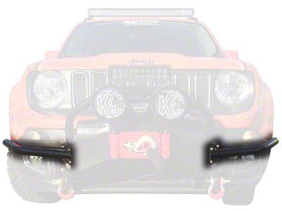 Daystar Front Bumper Guards for Winch Bumper (15-23 Jeep Renegade BU, Excluding Trailhawk)