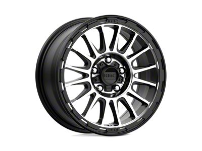 KMC Impact Satin Black Machined Wheel; 16x7 (15-23 Jeep Renegade BU)