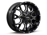 Mayhem Wheels Warrior Gloss Black Milled Wheel; 17x7.5; 30mm Offset (15-23 Jeep Renegade BU)