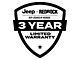 Jeep Licensed by RedRock Jeep Paw Side Logo; Red (20-24 Jeep Gladiator JT)
