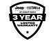 Jeep Licensed by TruShield American Flag Logo Spare Tire Cover (66-18 Jeep CJ5, CJ7, Wrangler YJ, TJ & JK)