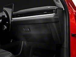 SpeedForm Glove Box Trim; Black Carbon Fiber (21-25 Mustang Mach-E)