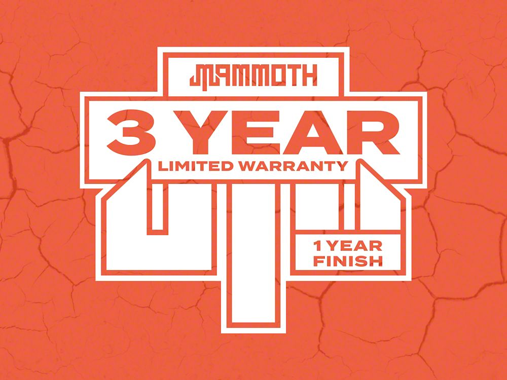 Mammoth Split 16 Beadlock Satin Black with Polished Lip Mammoth Split 16 Beadlock Satin Black with Polished Lip