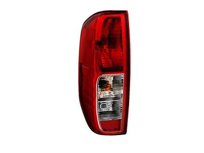 OE Style Tail Light; Chrome Housing; Red/Clear Lens; Driver Side (05-13 Frontier)