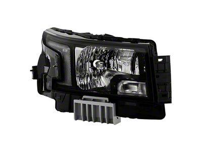 OEM Style Headlight; Black Housing; Clear Lens; Passenger Side (22-24 Frontier w/ Factory Halogen Headlights)