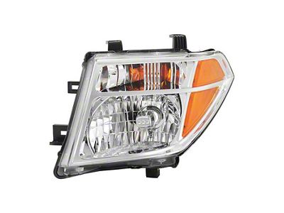 OEM Style Headlight; Chrome Housing; Clear Lens; Driver Side (05-08 Frontier)