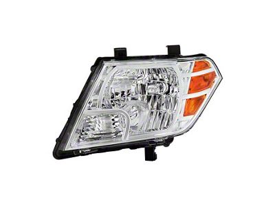 OEM Style Headlight; Chrome Housing; Clear Lens; Driver Side (09-21 Frontier)