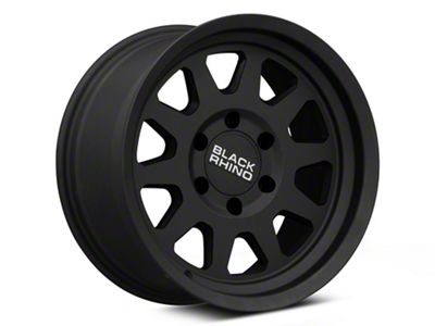 Black Rhino Stadium Matte Black 6-Lug Wheel; 17x8.5; 0mm Offset (05-21 Frontier)