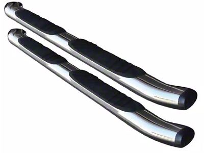 Go Rhino 5-Inch OE Xtreme Composite Side Step Bars; Chrome (05-24 Frontier Crew Cab)