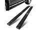 6-Inch Wide Square Running Boards; Black (05-24 Frontier Crew Cab)