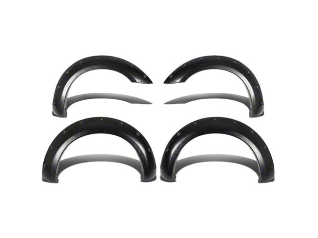 Pocket Style Fender Flares; Textured Black (05-12 Frontier w/ 6-Foot Bed)
