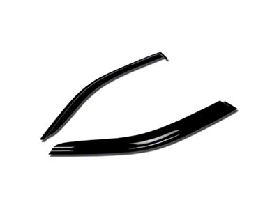 Tape-On Wind Deflectors Window Visors; Smoked (05-21 Frontier King Cab)