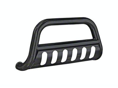 Bull Bar with Skid Plate; Black (22-24 Frontier)