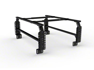 TRUKD Double Decker V2 Truck Bed Rack with Bed Clamp Attachment (05-24 Frontier)