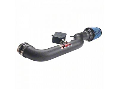 Injen Power Flow Cold Air Intake with Dry Filter; Wrinkle Black (05-19 4.0L Frontier)