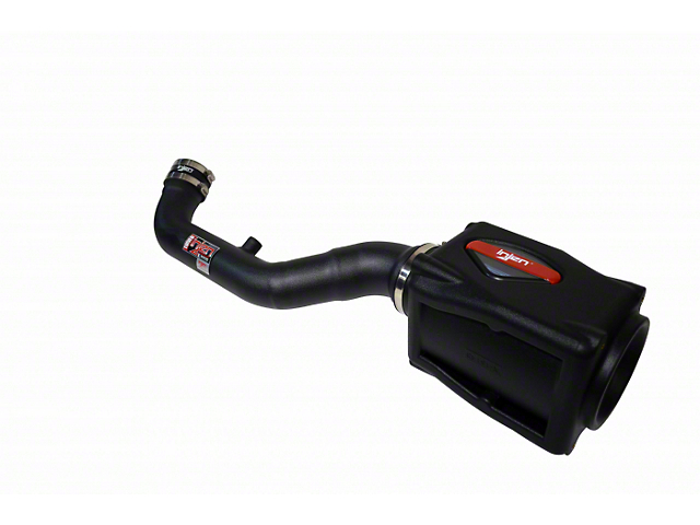 Injen Power Flow Cold Air Intake with Rotomolded Filter Housing and Dry Filter; Wrinkle Black (05-19 4.0L Frontier)