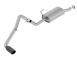 Borla S-Type Single Exhaust System with Black Chrome Tip; Side Exit (05-19 4.0L Frontier)