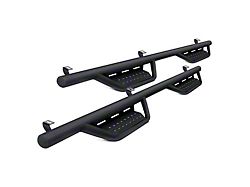N-Fab Cab Length RS Nerf Side Step Bars; Textured Black (22-24 Frontier Crew Cab)