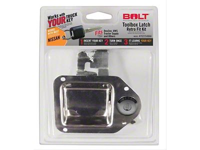 BOLT Lock Toolbox Latch Retro-Fit Kit