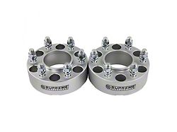 Supreme Suspensions 1.50-Inch Pro Billet Hub Centric Wheel Spacers; Silver; Set of Two (05-24 Frontier)