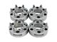 Supreme Suspensions 2-Inch Pro Billet Hub Centric Wheel Spacers; Silver; Set of Four (05-24 Frontier)