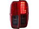 LED Tail Lights; Chrome Housing; Red Smoked Lens (05-21 Frontier)