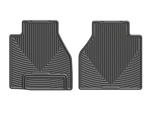 Weathertech All-Weather Rear Rubber Floor Mats; Black (08-21 Frontier King Cab)