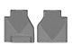 Weathertech All-Weather Rear Rubber Floor Mats; Gray (08-21 Frontier King Cab)