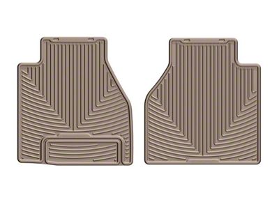 Weathertech All-Weather Rear Rubber Floor Mats; Tan (08-21 Frontier King Cab)