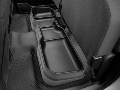 Weathertech Underseat Storage System; Black (05-24 Frontier Crew Cab w/o Fender Audio System)
