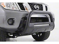 Rough Country Bull Bar with 20-Inch LED Light Bar; Black (05-21 Frontier)