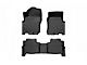 Rough Country Heavy Duty Front and Rear Floor Mats; Black (22-24 Frontier Crew Cab)