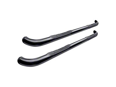 Signature 3-Inch Nerf Side Step Bars; Black (05-21 Frontier King Cab)