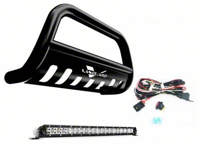 Vanguard Off-Road Bull Bar with 20-Inch LED Light Bar; Black (05-23 Frontier)