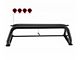 Classic Roll Bar with 7-Inch Red Round LED Lights; Black (05-21 Frontier)