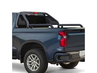 Gladiator Roll Bar with 40-Inch LED Light Bar; Black (05-21 Frontier)