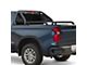Gladiator Roll Bar with 7-Inch Red Round LED Lights; Black (05-21 Frontier)
