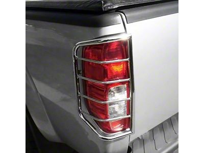 Tail Light Guards; Stainless Steel (05-21 Frontier)