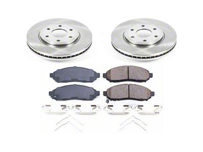 PowerStop OE Replacement 6-Lug Brake Rotor and Pad Kit; Front (16-19 2.5L Frontier)