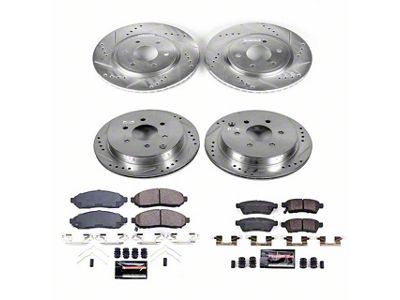 PowerStop Front Brake Kit with Calipers | 2003–2004 Nissan Frontier (KCOE1176)
