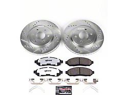 PowerStop Z36 Extreme Truck and Tow 6-Lug Brake Rotor and Pad Kit; Front (05-15 V6 Frontier)