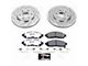 PowerStop Z36 Extreme Truck and Tow 6-Lug Brake Rotor and Pad Kit; Front (16-19 2.5L Frontier)