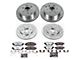 PowerStop Z36 Extreme Truck and Tow 6-Lug Brake Rotor and Pad Kit; Front and Rear (05-15 2.5L Frontier)