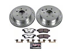 PowerStop Z36 Extreme Truck and Tow 6-Lug Brake Rotor and Pad Kit; Rear (05-24 Frontier)