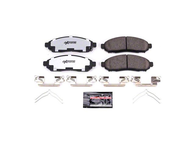 PowerStop Z36 Extreme Truck and Tow Carbon-Fiber Ceramic Brake Pads; Front Pair (05-15 Frontier)