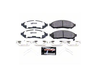 PowerStop Z36 Extreme Truck and Tow Carbon-Fiber Ceramic Brake Pads; Front Pair (16-24 Frontier)
