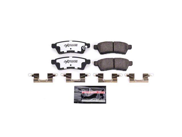 PowerStop Z36 Extreme Truck and Tow Carbon-Fiber Ceramic Brake Pads; Rear Pair (05-24 Frontier)